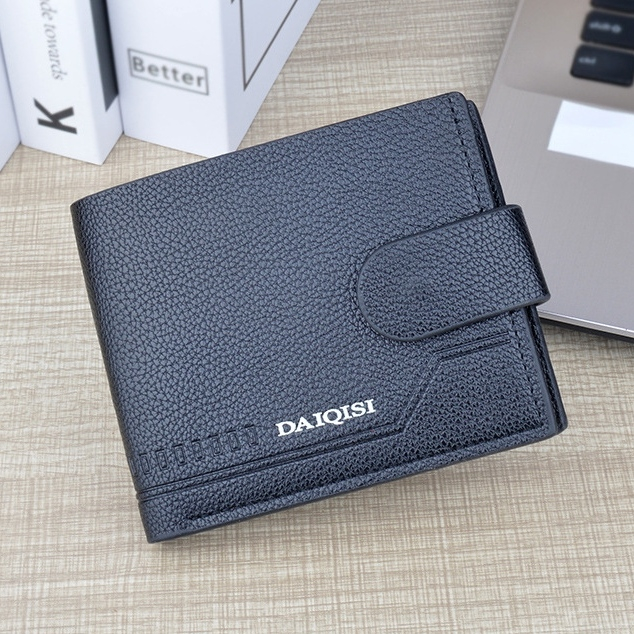 DOMPET LIPAT PRIA KULIT PREMIUM IMPORT ORIGINAL LAKI KEREN SIMPLE BRANDED DISTRO HITAM JOYALEN WA734B5 COWOK SLOT KARTU KOIN RESLETING KECIL PENDEK REMAJA DEWASA KEKINIAN MURAH BATAM
