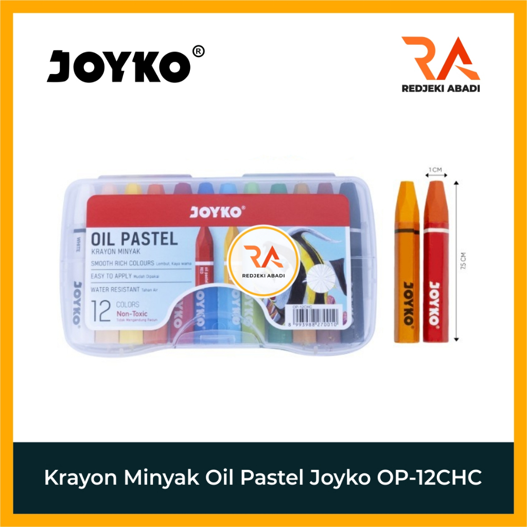 

Krayon Minyak Oil Pastel Joyko OP-12CHC