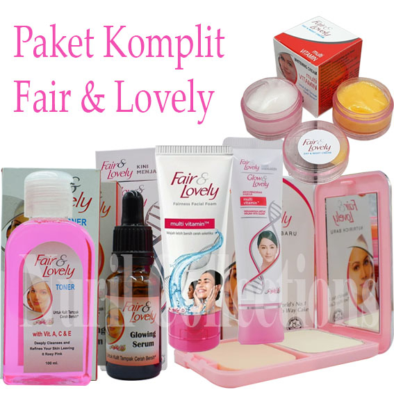 Fair And Lovely 1 Paket Lengkap Glowing Asli 6 In 1 Fair And Lovely - Cream Siang Malam - Pelembab -Facial Foam - Toner-Bedak Plus Serum Fair And Lovely