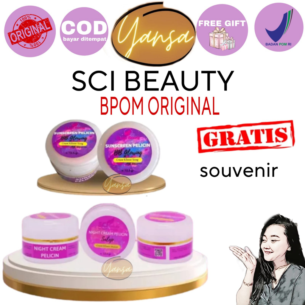 SALEP PELICIN  WAJAH DAN SUNSCREEN  BY SCI BERBIE BEAUTY