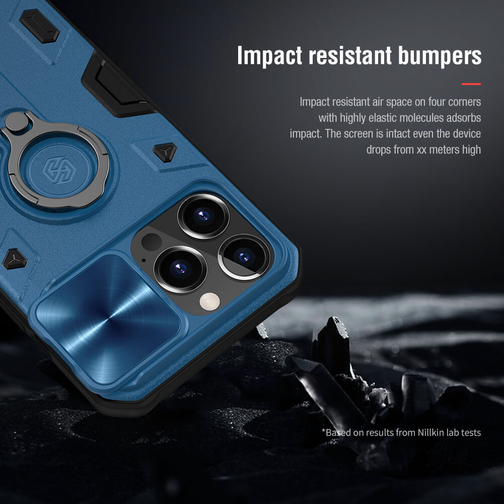 IPHONE 13 PRO NILLKIN CAMSHIELD ARMOR RING ARMOR CASE HYBIRD