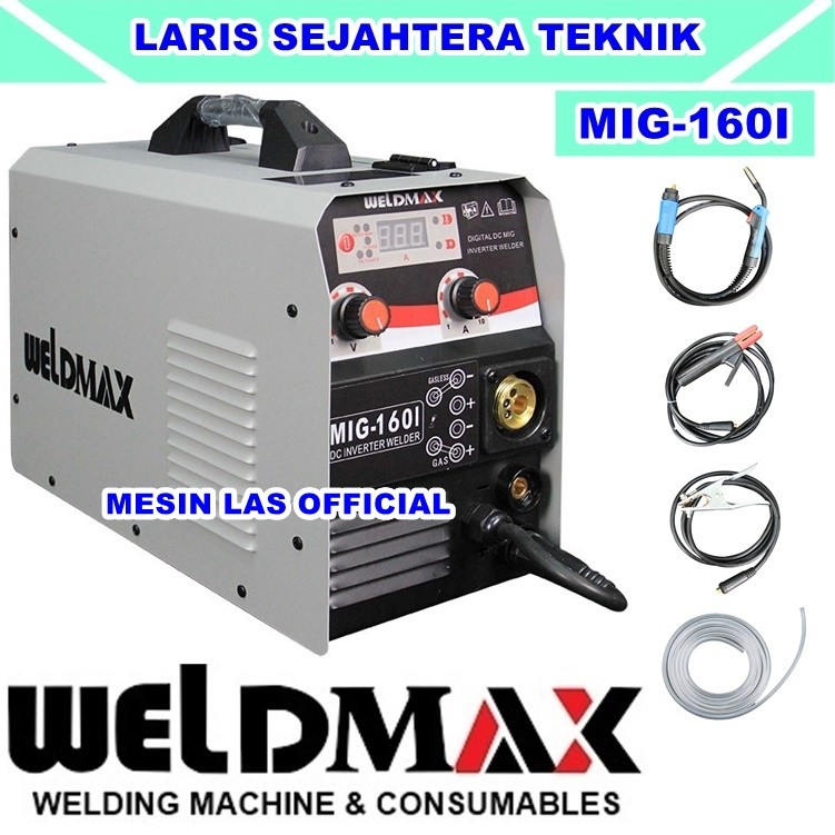Mesin Las MIG CO2 Gas 160 Weldmax MIG MAG 160 I