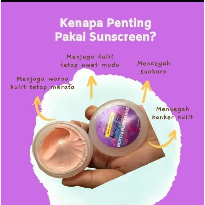 Ready Stock | Sunscreen Pelicin BB Glowing SCI Beauty By Barbie Beauty - 12.5gr