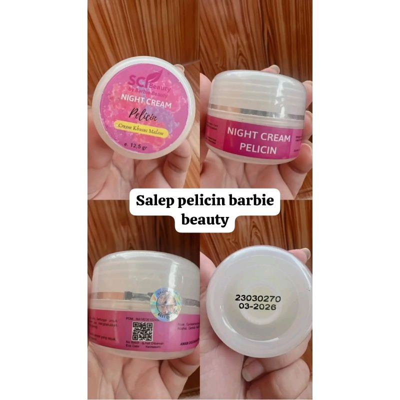 Ready Stock | Night Cream Pelicin SCI Beauty By Barbie - 12.5gr