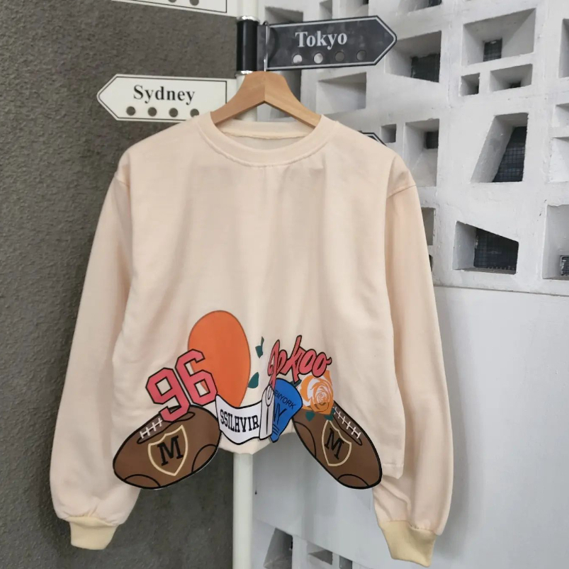 (SALE) 96 M RUGBY CROP FLEECE