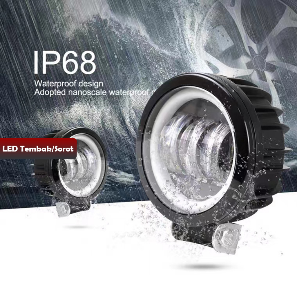 Lampu LED MT star tembak sorot CWL 3 mata lensa 6D-30watt - sosoyo