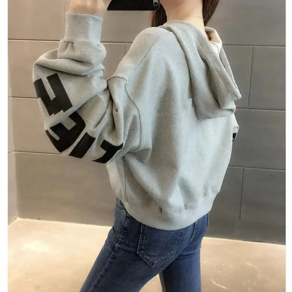 (COD Free Ongkir) SAVE CROOPE OVERSIZE SWEATER Wanita Murah Terbaru Trendy Grosir Pakaian Outwear Bandung