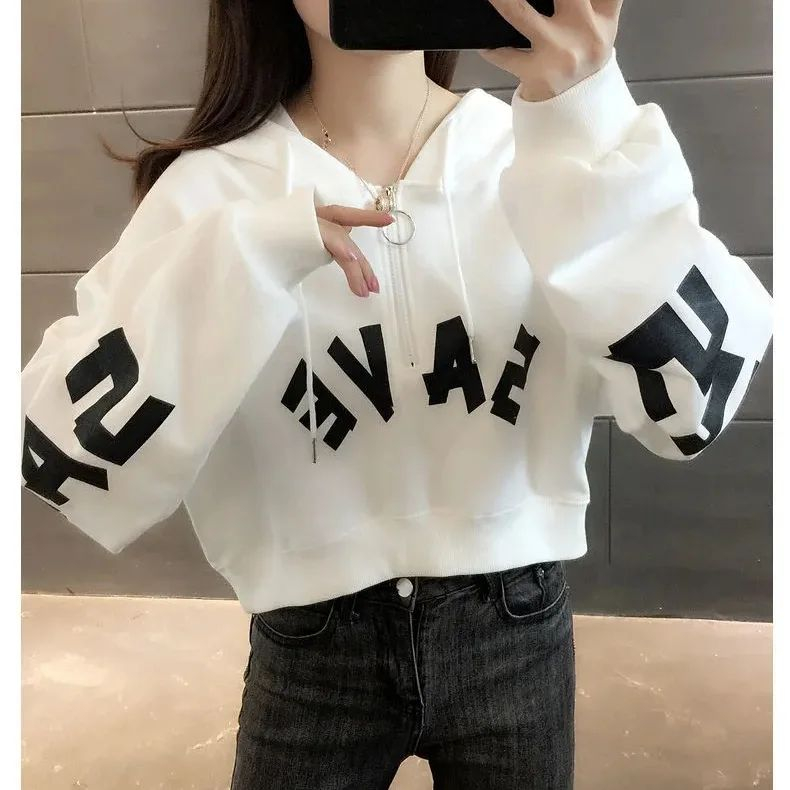 (COD Free Ongkir) SAVE CROOPE OVERSIZE SWEATER Wanita Murah Terbaru Trendy Grosir Pakaian Outwear Bandung