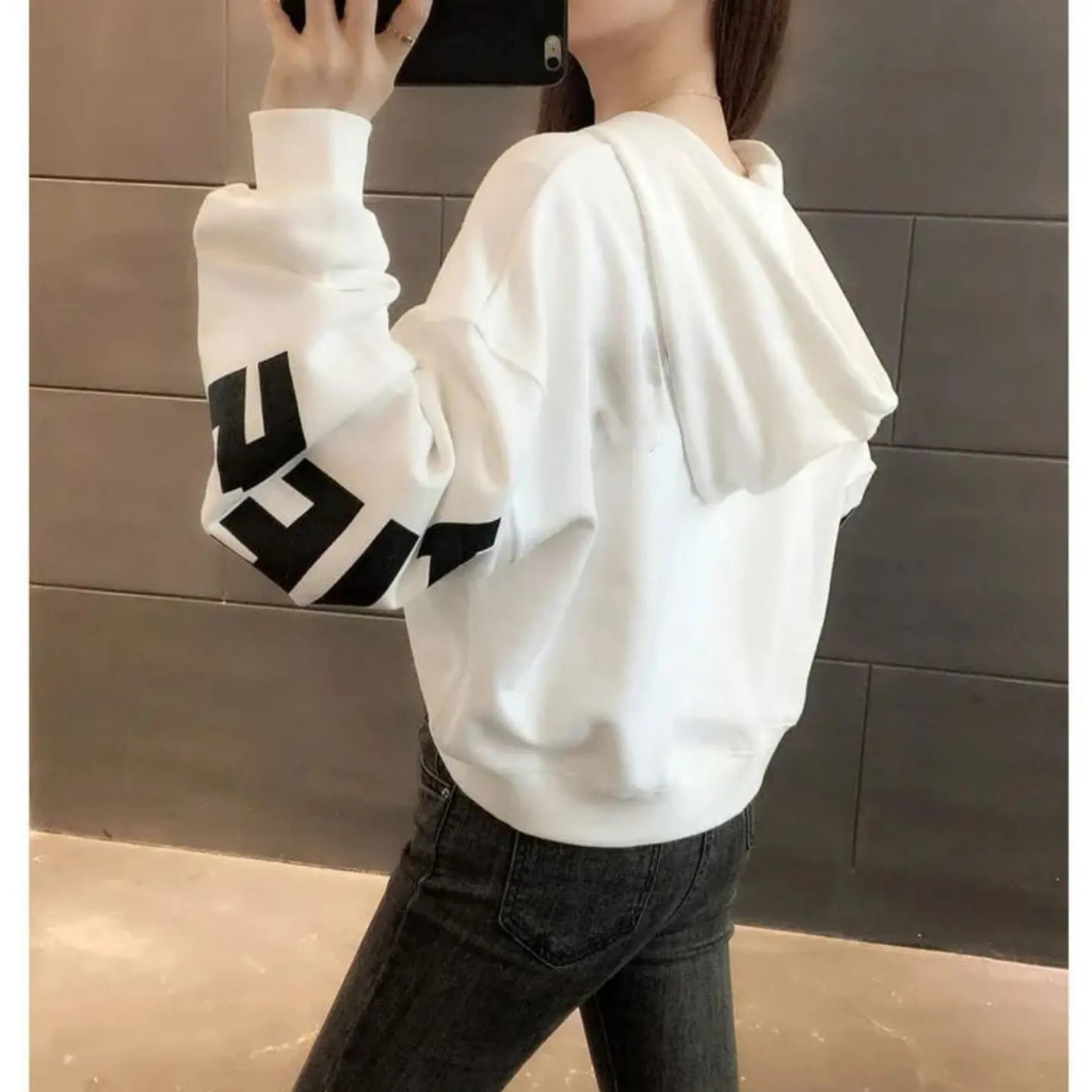 (COD Free Ongkir) SAVE CROOPE OVERSIZE SWEATER Wanita Murah Terbaru Trendy Grosir Pakaian Outwear Bandung