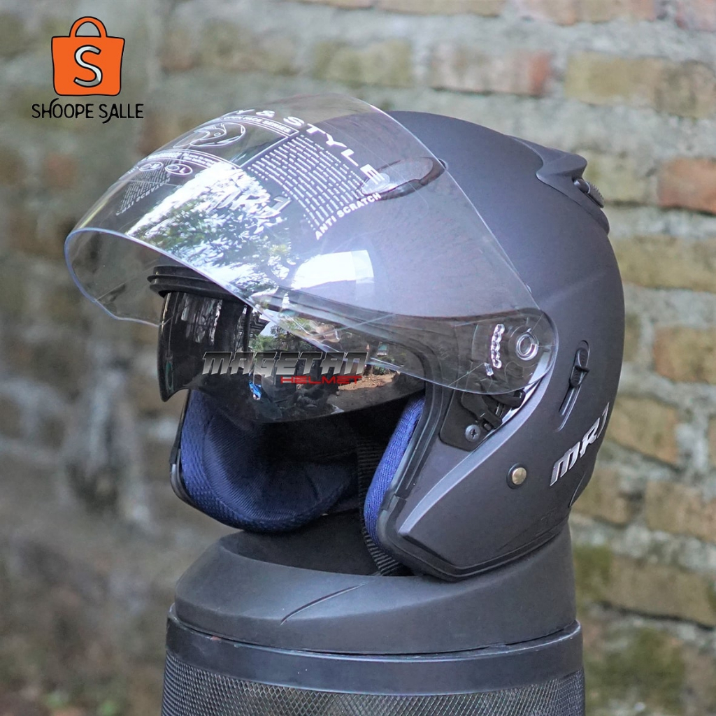 HELM CENTRO DOUBLE VISOR_HELM 2 KACA_HELM G2 MRJ DOUBLE VISOR