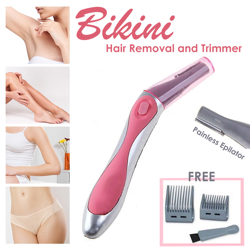 Alat Cukur Bikini Hair Remover and Trimmer Alat Pencukur Bulu Ketiak Alis Daerah Kewanitaan