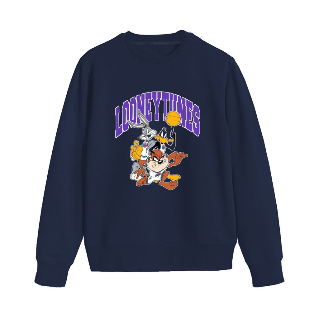 Sweater Crewneck Looneytunes Unisex Premium Tebal Size M L XL XXL