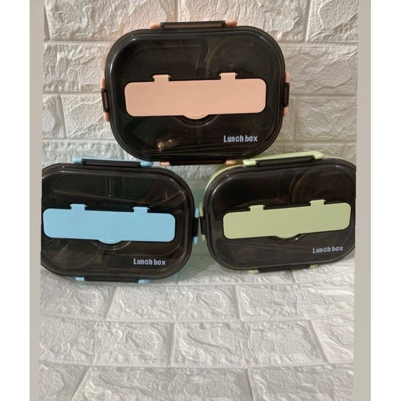 lunch box sekat 4 stainless