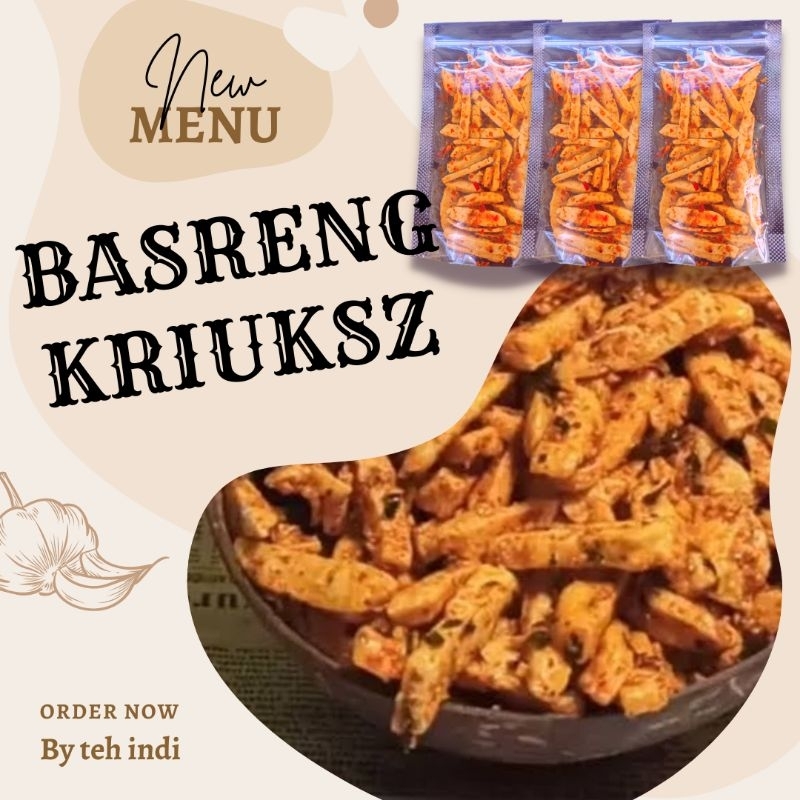 

KERUPUK BASRENG KRIUKSZ KERING DAUN JERUK PEDAS KHAS TERLARIS