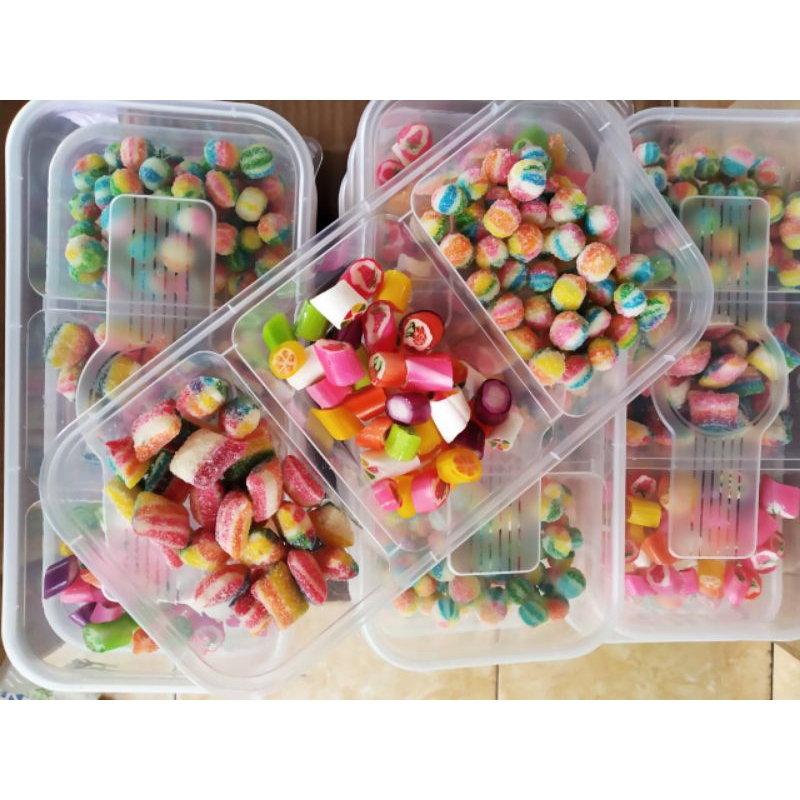 

Permen 3 sekat/stik candy/marble candy/pillow candy