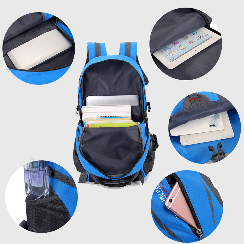 HIGHLAND Tas Ransel Pria Anti Air Backpack Cowok Waterproof Tas Ransel Sekolah Unisex Tas Kuliah Laki Tas Punggung Kerja Traveling IMPORT TR106