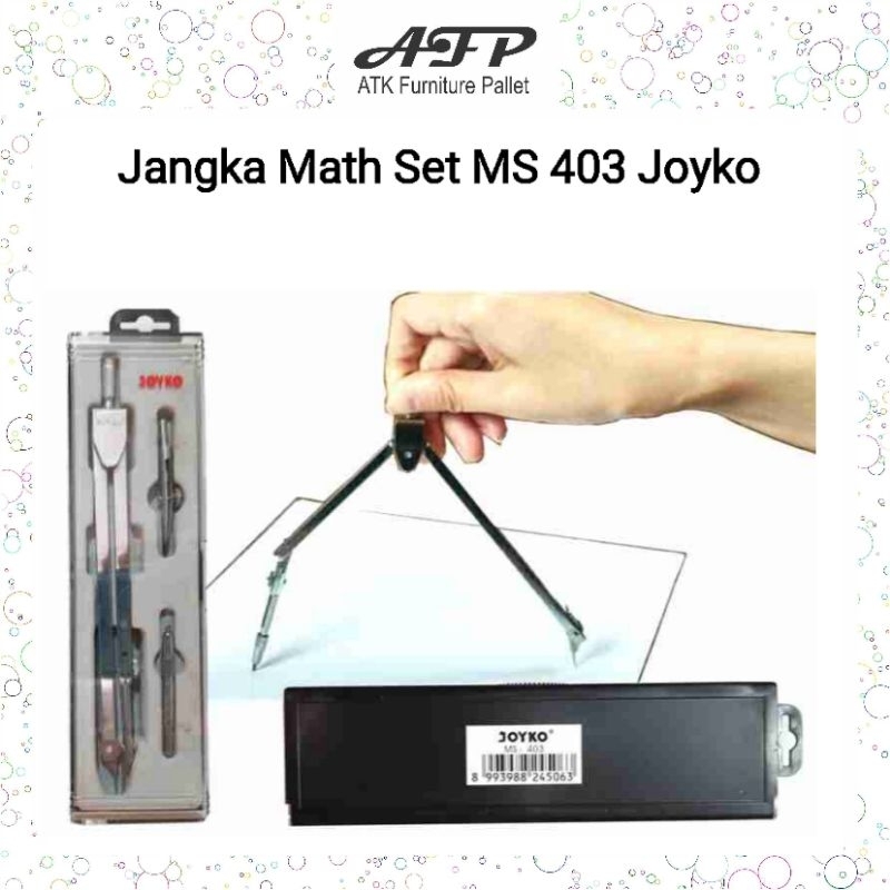 Jangka Math Set MS 403 Joyko Tekuk