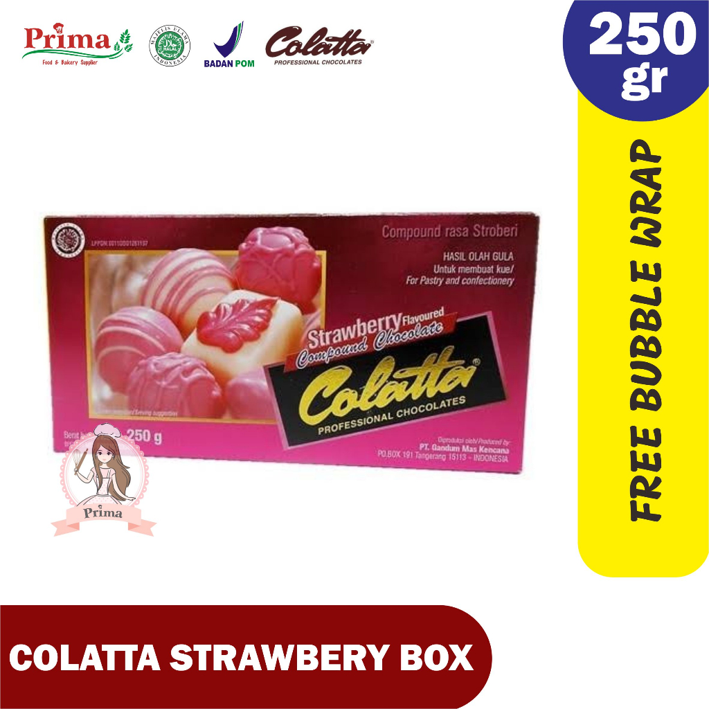 

Coklat compound - Colatta strawberry box 250gr