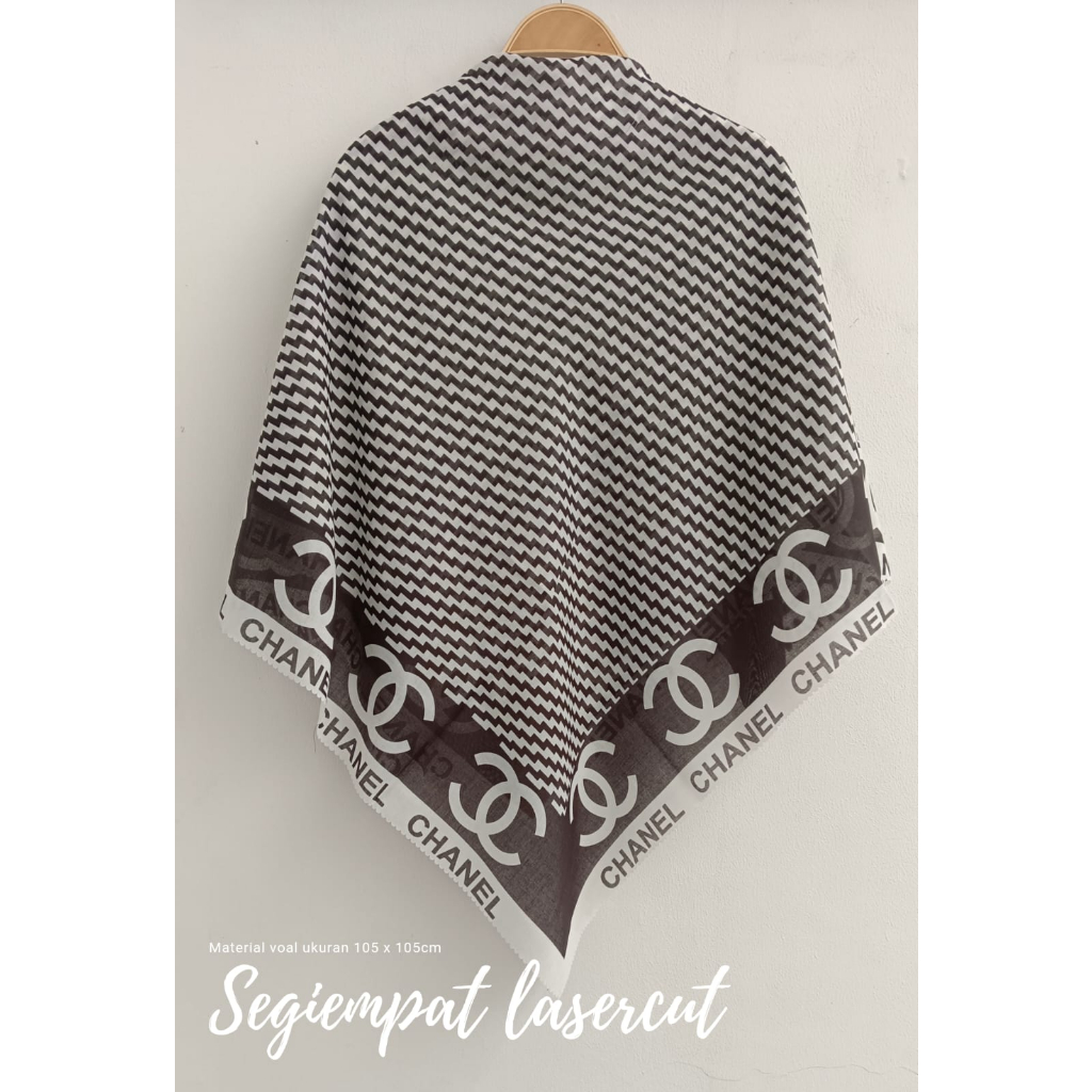 Hijab Segi empat Lasercut Motif 110cm x 110cm / Hijab segiempat Laser Cut Motif 110cm x 110cm