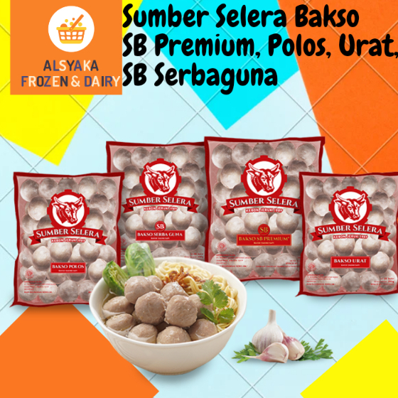 

Murah! Bakso Sumber Selera Polos, SB Serbaguna, SB Premium Isi 25 (325gr)