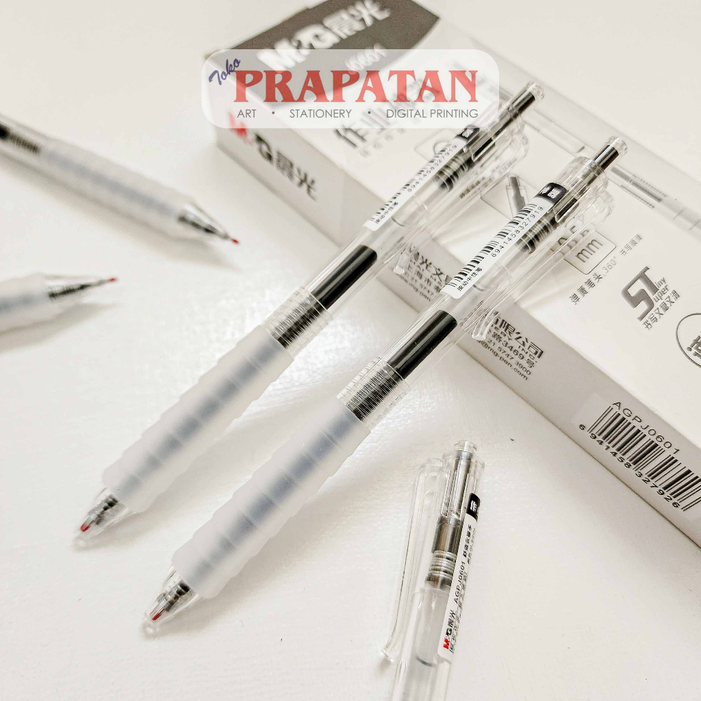 

M&G Retractable Gel Pen 0.5mm J0601 | Pena Jel | Pulpen