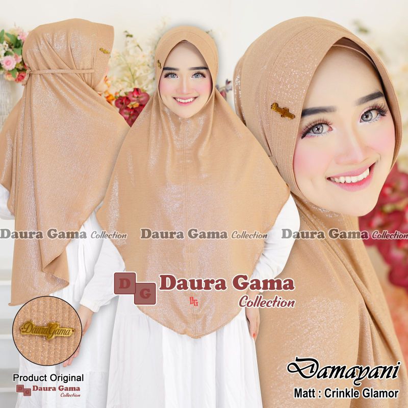 Bergo Pet Tali Jumbo Damayani ORIGINAL Daura Gama