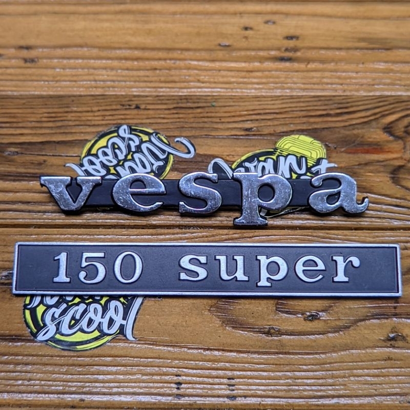 EMBLEM SET VESPA SUPER EMBLEM VESPA SUPER LOGO VESPA SUPER