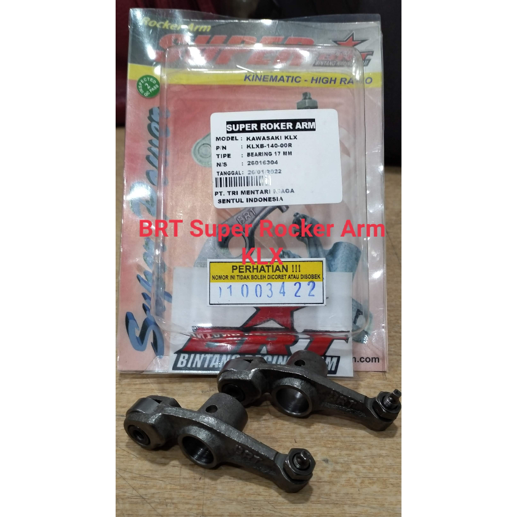 BRT Pelatuk Roller Rocker Arm RRA KLX TIGER GEN 1 GEN 2 JUPITER Z MIO SUPRA GRAND SCORPIO