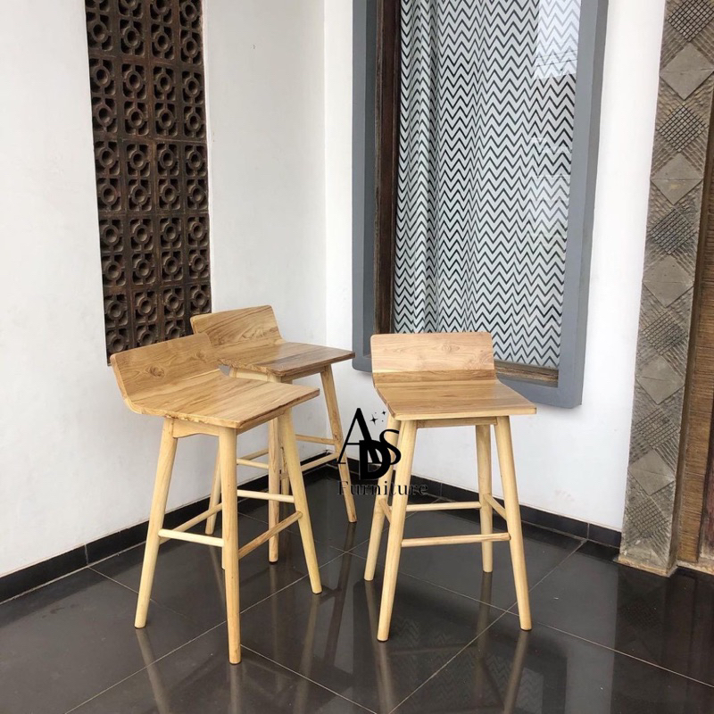 kursi cafe kursi stool kayu jati kursi cafe  kursi  cafe