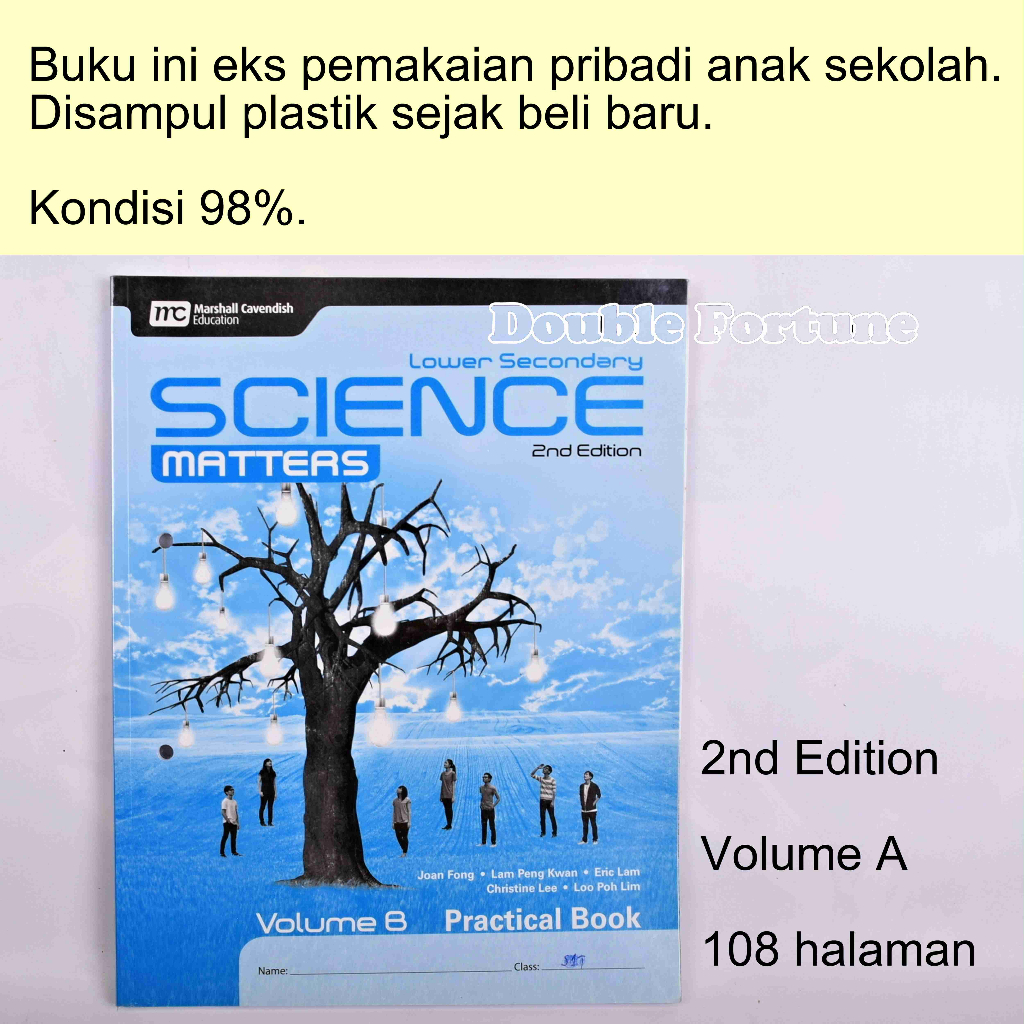 SCIENCE MATTERS  2nd EDITION   LOWER SECONDARY   BUKU IMPORT  TEXTBOOK &amp; PRACTICAL BOOK   MARSHALL CAVENDISH BUKU IMPORT