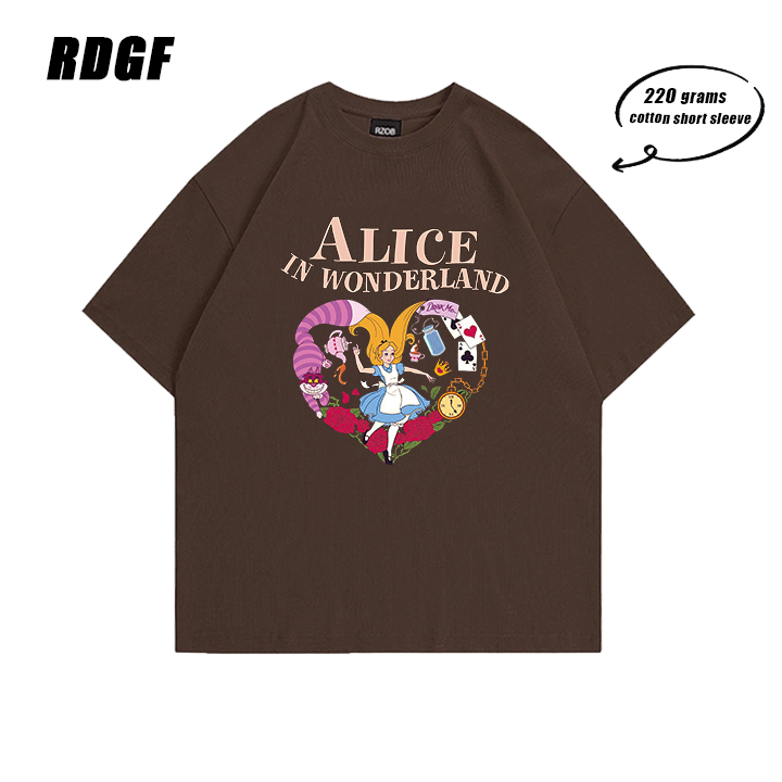 RDGF OVERSIZE  T-Shirt  fashion Heart Break fashion alice di negeri ajaib/A0940