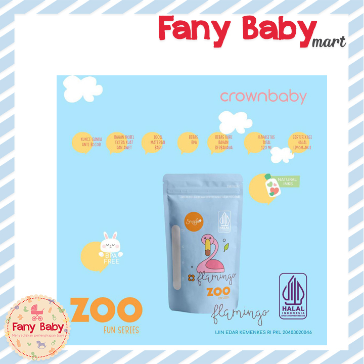 CROWN SNUGGLE TEMPERATURE SENSOR BREASTMILK STORAGE BAG / CR6138