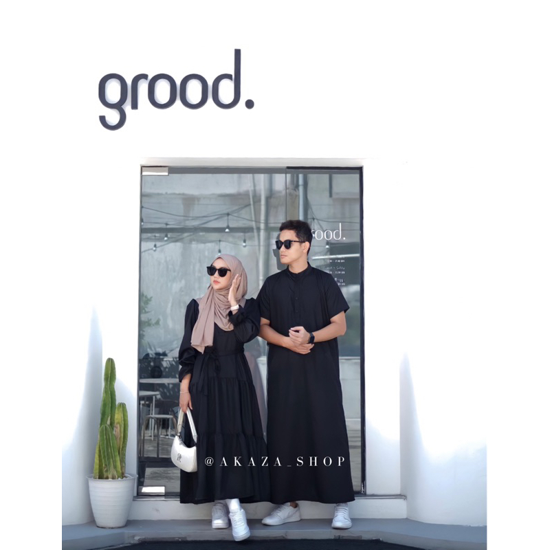 AKAZA ADHA COLLECTION COUPLE ( couple muslim dress dan gamis koko)