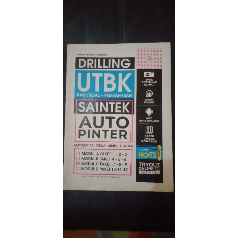 

PRELOVED DRILLING UTBK SAINTEK AUTO PINTER