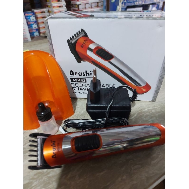 Alat pencukur rambut Arashi ASV 02 RecharGeable shaver