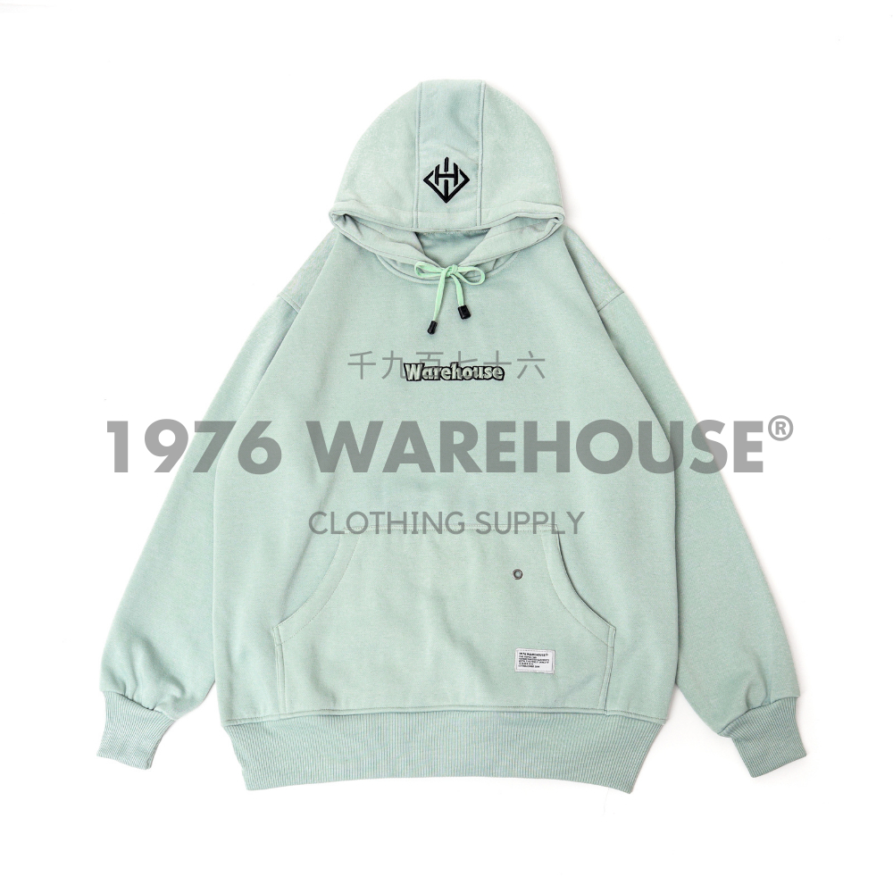 Warehouse Hoodie Jumper Unisex Tebal Gramasi 280 Premium Full Bordir Timbul 3D M - XXL