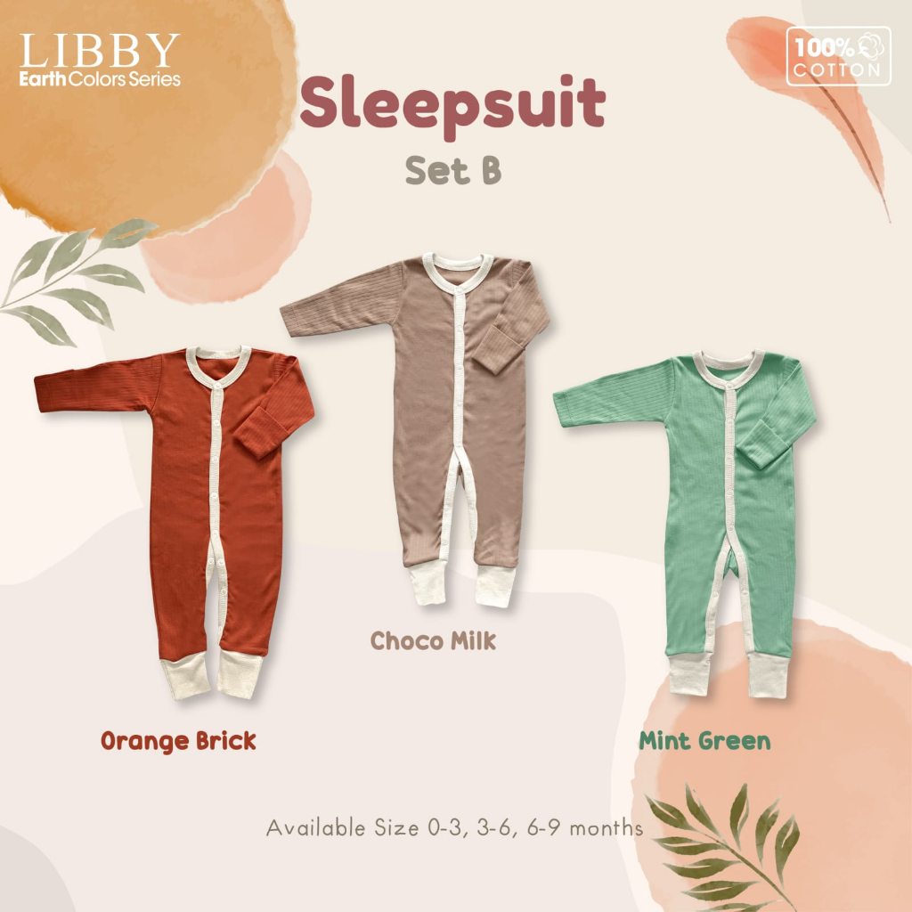 Libby Sleepsuit Premium Warna 1pcs