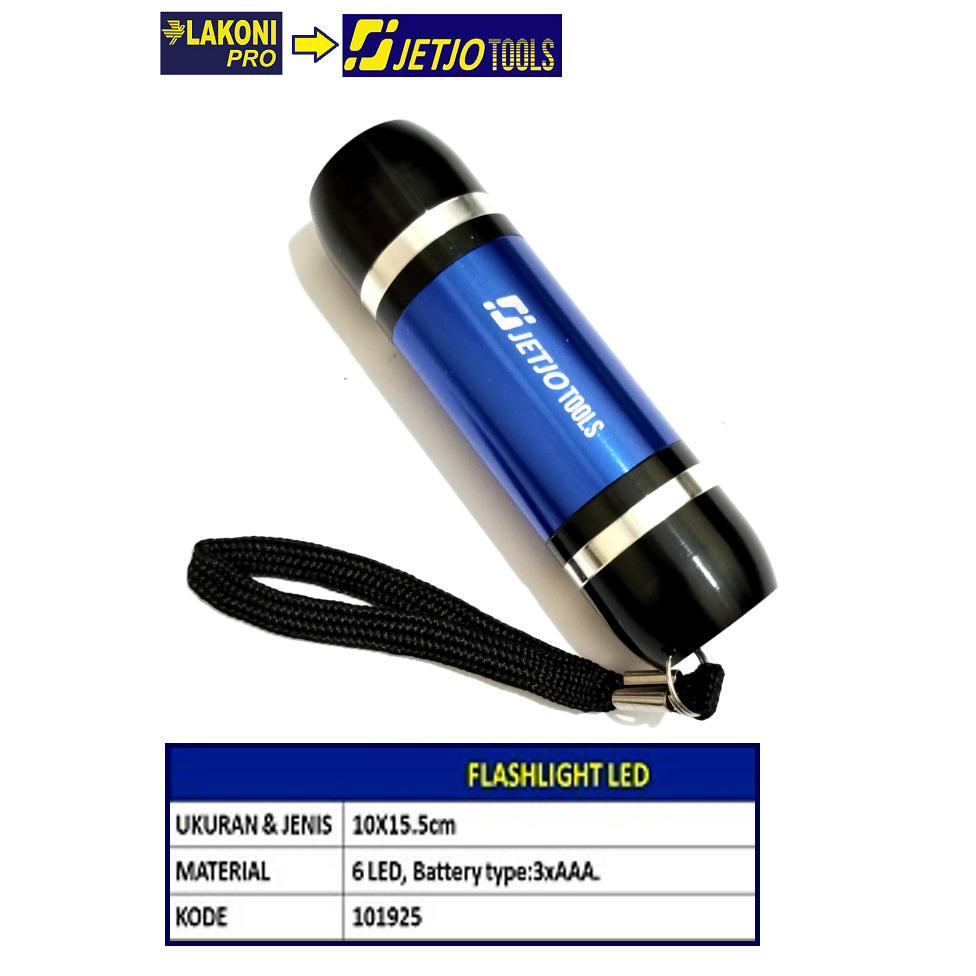 JETJO TOOLS Senter Mini Kecil Flash Light Flaslight LED Flashlight Lampu Senter Mini Murah Original