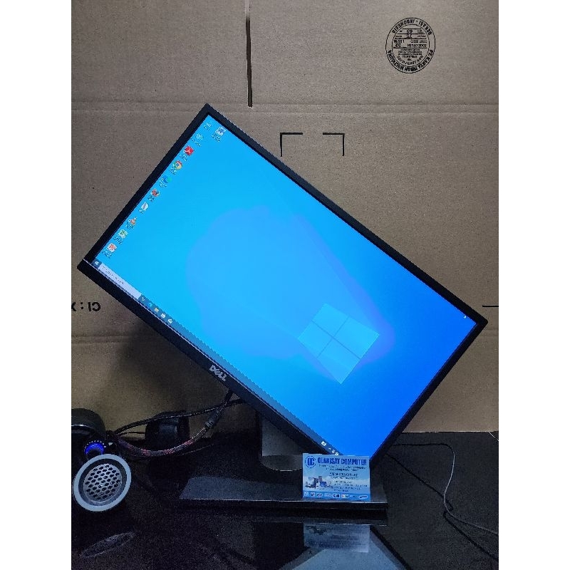 Monitor Dell 22 inch P2217H HDMI IPS FHD Layar Bisa Diputar Dan Naik Turun