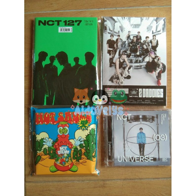 ALBUM ONLY NCT 127 STICKER 2BADDIES NCT 2021 JEWEL CASE UNIVERSE NCT DREAM JEWEL CASE HOT SAUCE