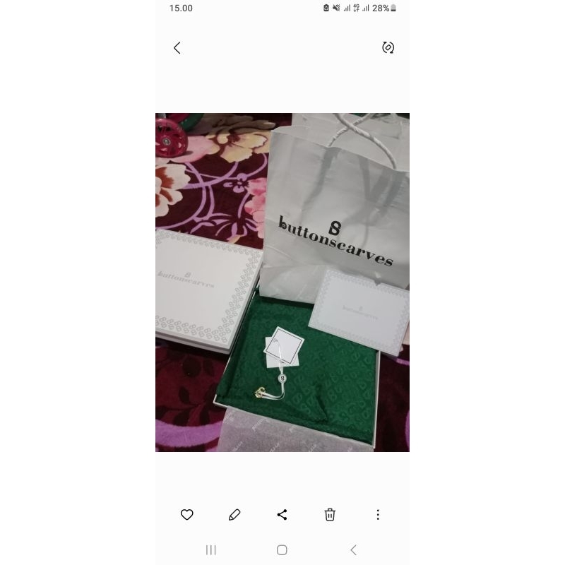 BUTTONSCARVES TAPIS EMBOSSED 2.0 PALMA