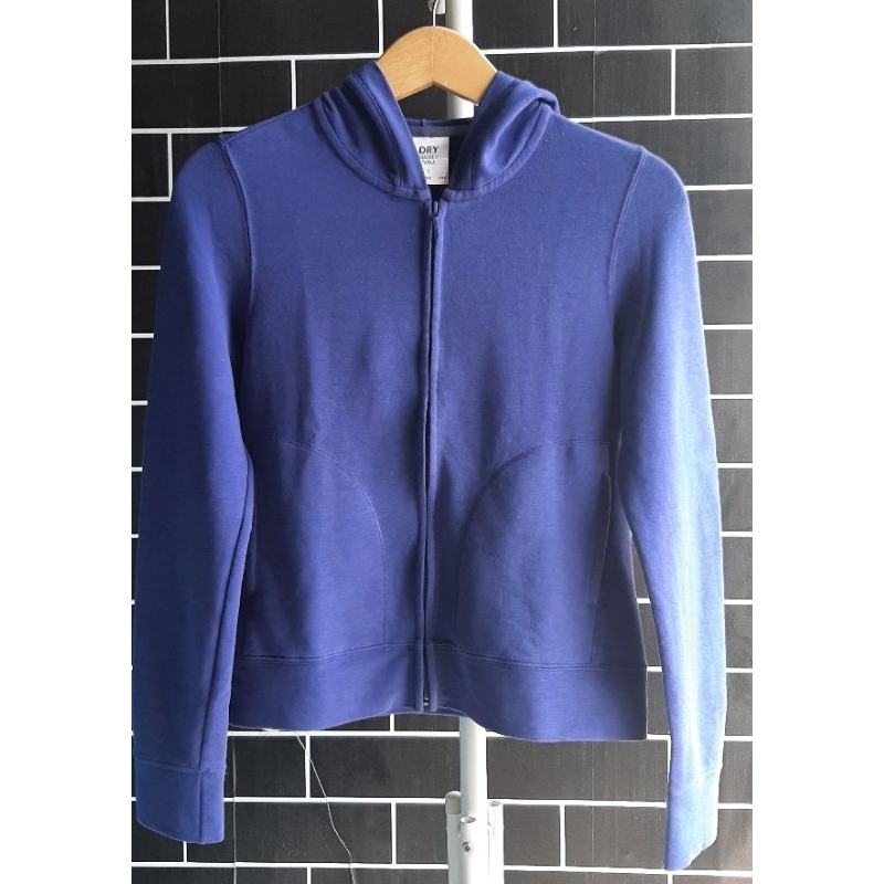 JACKET UNIQLO BIRU WANITA OLAHRAGA SECOND ORIGINAL SIZE S