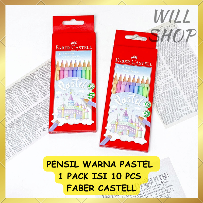

PENSIL WARNA PASTEL COLOURS 1 PACK ISI 10 FABER CASTELL / / PENSIL WARNA TERBARU COCOK UNTUK KALIAN YANG SUKA MEWARNAI