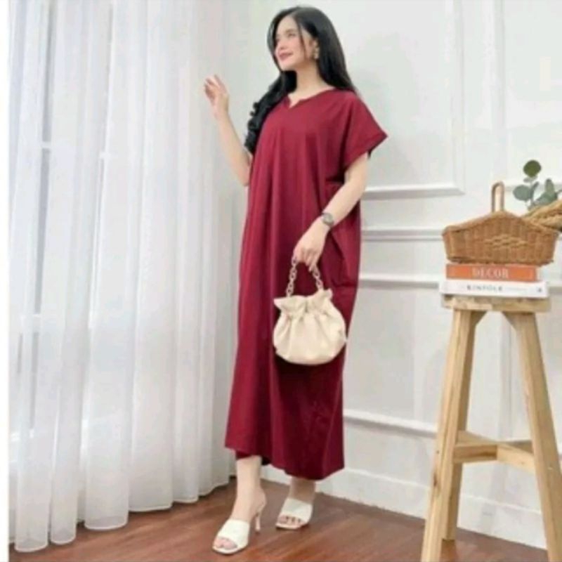 Dress Daster Crinkle Airflow Busui