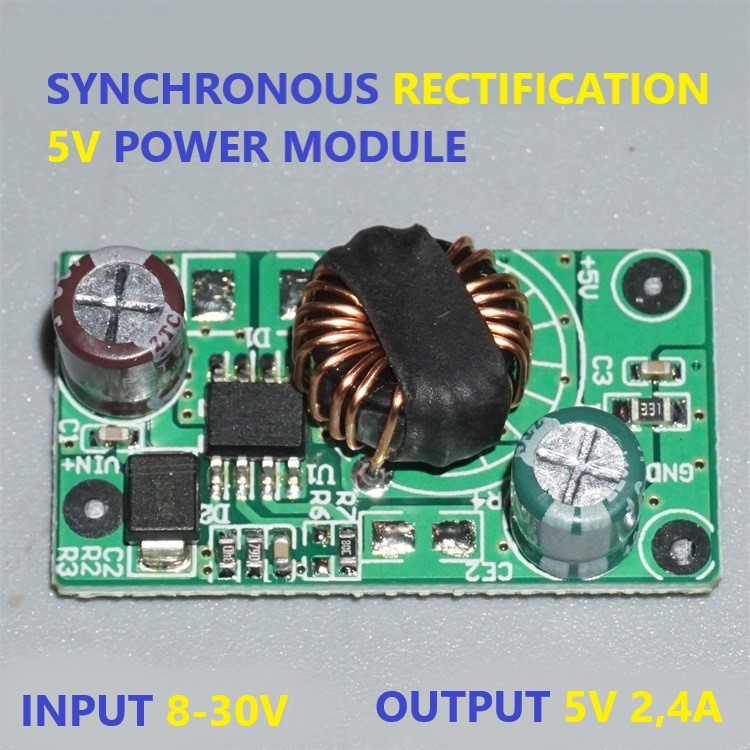 Power Module Synchronous Rectification 12-24V to 5V2.4A (7328)