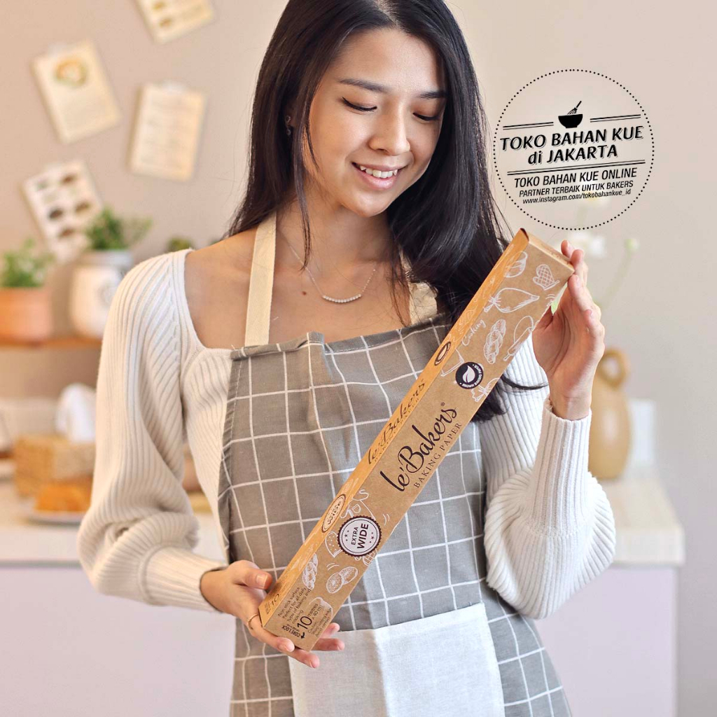 

Le Bakers 40cmX10cm BROWN Kertas Baking Lebakers Baking Paper