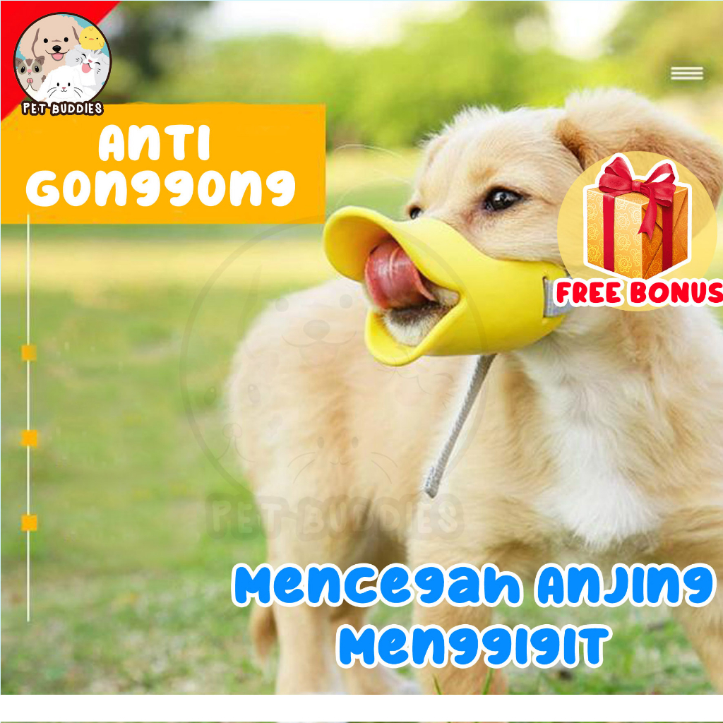 [FREE BONUS]Duck Mouth Muzzle Selongsong Mulut Bebek Anti gigit