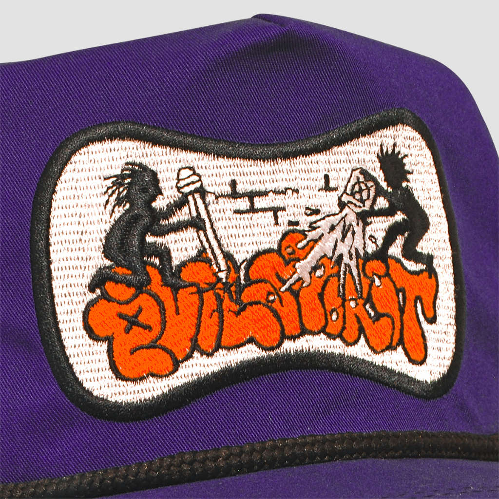 EVILSPIRIT ROPE HAT - XANIA PURPLE UNISEX