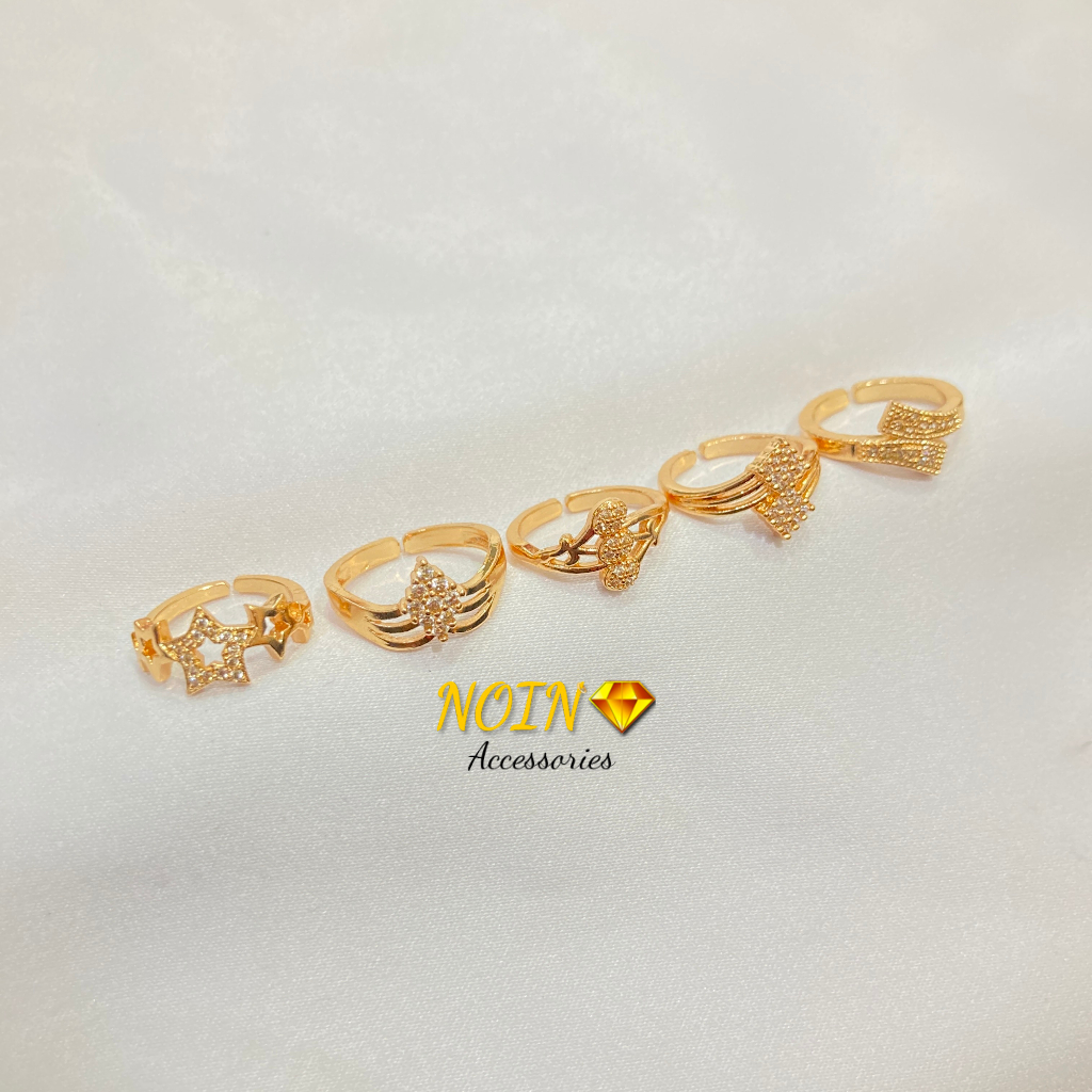 Cincin Bayi / Anak Permata Zircon Aksesoris Perhiasan Baby Fashion