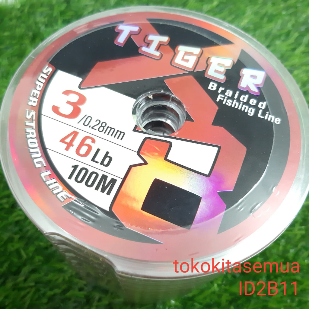 Senar Pancing Benang PE Braid Line ukuran PE 3 ID2B11